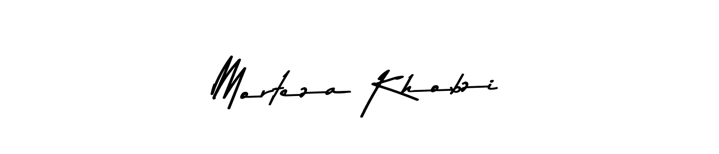 The best way (Asem Kandis PERSONAL USE) to make a short signature is to pick only two or three words in your name. The name Morteza Khobzi include a total of six letters. For converting this name. Morteza Khobzi signature style 9 images and pictures png