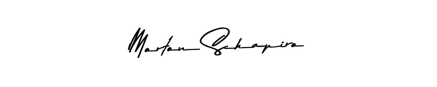 How to make Morton Schapiro name signature. Use Asem Kandis PERSONAL USE style for creating short signs online. This is the latest handwritten sign. Morton Schapiro signature style 9 images and pictures png