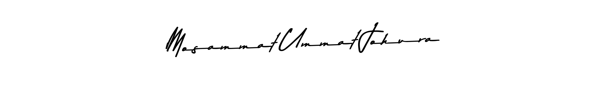 Asem Kandis PERSONAL USE is a professional signature style that is perfect for those who want to add a touch of class to their signature. It is also a great choice for those who want to make their signature more unique. Get Mosammat Ummat Johura name to fancy signature for free. Mosammat Ummat Johura signature style 9 images and pictures png
