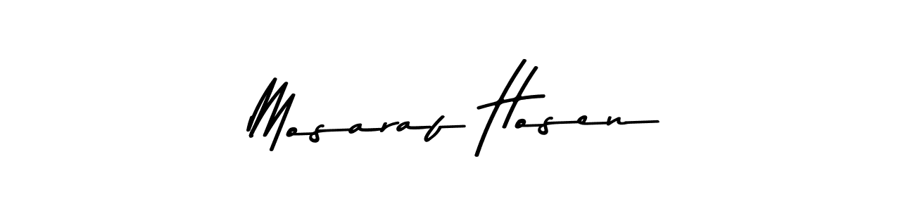 The best way (Asem Kandis PERSONAL USE) to make a short signature is to pick only two or three words in your name. The name Mosaraf Hosen include a total of six letters. For converting this name. Mosaraf Hosen signature style 9 images and pictures png