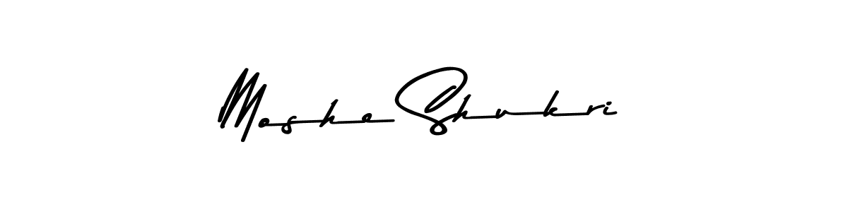 Moshe Shukri stylish signature style. Best Handwritten Sign (Asem Kandis PERSONAL USE) for my name. Handwritten Signature Collection Ideas for my name Moshe Shukri. Moshe Shukri signature style 9 images and pictures png