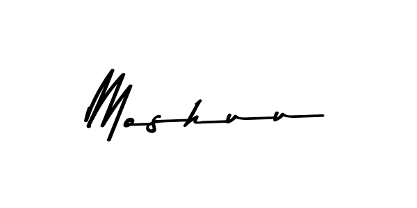 Use a signature maker to create a handwritten signature online. With this signature software, you can design (Asem Kandis PERSONAL USE) your own signature for name Moshuu. Moshuu signature style 9 images and pictures png