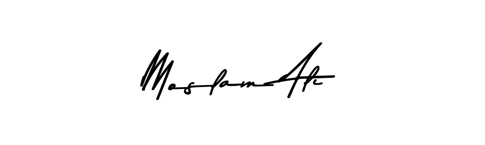 Similarly Asem Kandis PERSONAL USE is the best handwritten signature design. Signature creator online .You can use it as an online autograph creator for name Moslam Ali. Moslam Ali signature style 9 images and pictures png