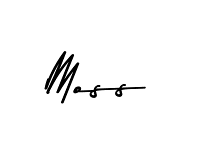 Design your own signature with our free online signature maker. With this signature software, you can create a handwritten (Asem Kandis PERSONAL USE) signature for name Moss. Moss signature style 9 images and pictures png