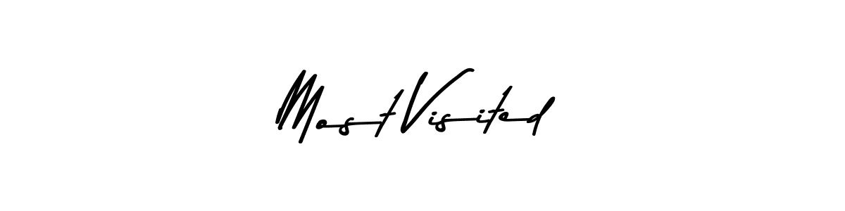 The best way (Asem Kandis PERSONAL USE) to make a short signature is to pick only two or three words in your name. The name Most Visited include a total of six letters. For converting this name. Most Visited signature style 9 images and pictures png