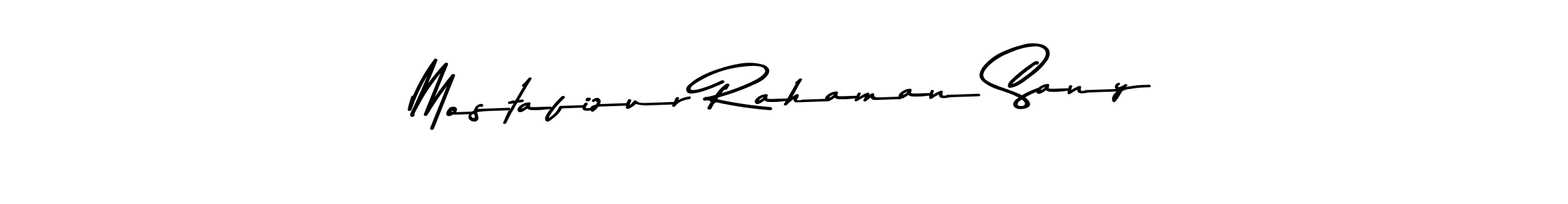 Make a beautiful signature design for name Mostafizur Rahaman Sany. With this signature (Asem Kandis PERSONAL USE) style, you can create a handwritten signature for free. Mostafizur Rahaman Sany signature style 9 images and pictures png