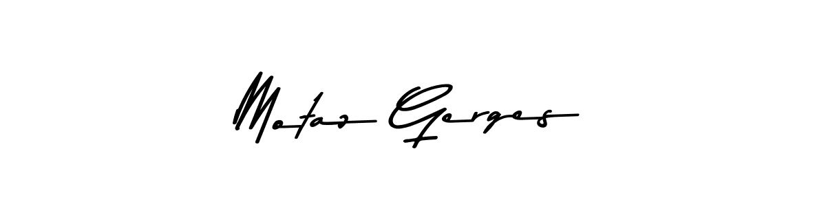 Make a beautiful signature design for name Motaz Gerges. Use this online signature maker to create a handwritten signature for free. Motaz Gerges signature style 9 images and pictures png