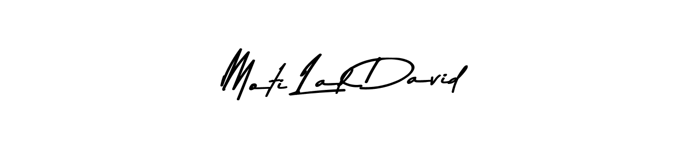 Use a signature maker to create a handwritten signature online. With this signature software, you can design (Asem Kandis PERSONAL USE) your own signature for name Moti Lal David. Moti Lal David signature style 9 images and pictures png