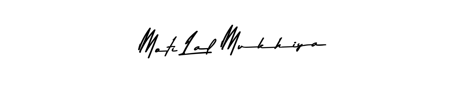 How to make Moti Lal Mukhiya signature? Asem Kandis PERSONAL USE is a professional autograph style. Create handwritten signature for Moti Lal Mukhiya name. Moti Lal Mukhiya signature style 9 images and pictures png