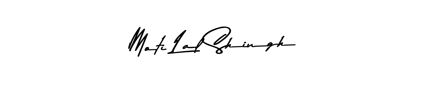 Design your own signature with our free online signature maker. With this signature software, you can create a handwritten (Asem Kandis PERSONAL USE) signature for name Moti Lal Shingh. Moti Lal Shingh signature style 9 images and pictures png
