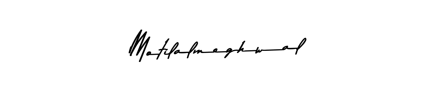 Create a beautiful signature design for name Motilalmeghwal. With this signature (Asem Kandis PERSONAL USE) fonts, you can make a handwritten signature for free. Motilalmeghwal signature style 9 images and pictures png