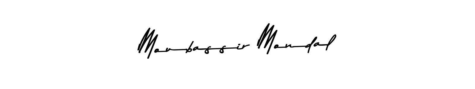 Make a beautiful signature design for name Moubassir Mondal. Use this online signature maker to create a handwritten signature for free. Moubassir Mondal signature style 9 images and pictures png
