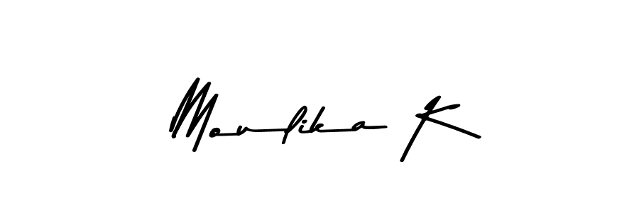 Similarly Asem Kandis PERSONAL USE is the best handwritten signature design. Signature creator online .You can use it as an online autograph creator for name Moulika K. Moulika K signature style 9 images and pictures png