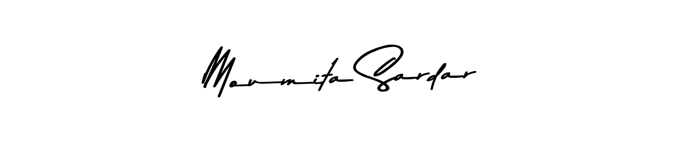 Use a signature maker to create a handwritten signature online. With this signature software, you can design (Asem Kandis PERSONAL USE) your own signature for name Moumita Sardar. Moumita Sardar signature style 9 images and pictures png