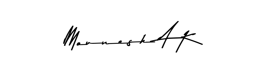 Once you've used our free online signature maker to create your best signature Asem Kandis PERSONAL USE style, it's time to enjoy all of the benefits that Mounesh A K name signing documents. Mounesh A K signature style 9 images and pictures png