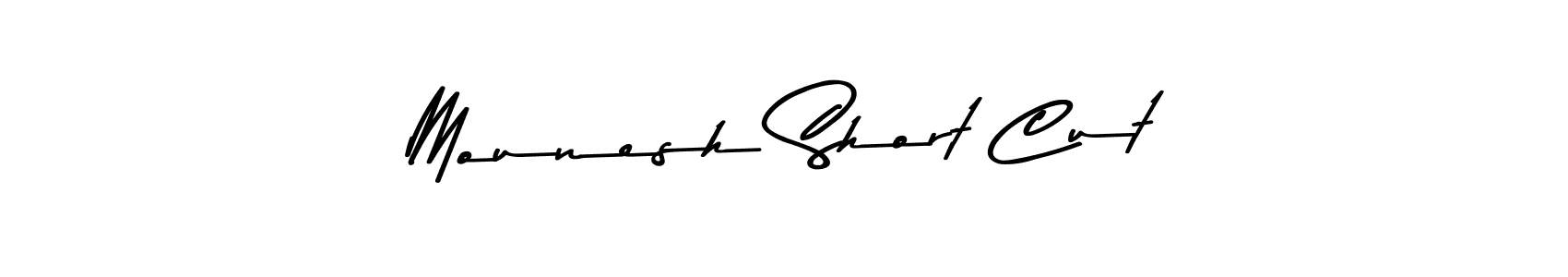 You can use this online signature creator to create a handwritten signature for the name Mounesh Short Cut. This is the best online autograph maker. Mounesh Short Cut signature style 9 images and pictures png