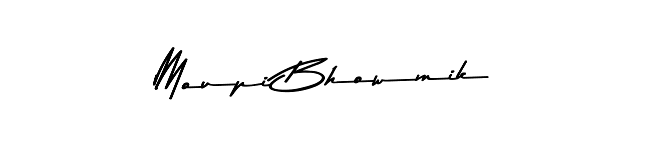 You should practise on your own different ways (Asem Kandis PERSONAL USE) to write your name (Moupi Bhowmik) in signature. don't let someone else do it for you. Moupi Bhowmik signature style 9 images and pictures png