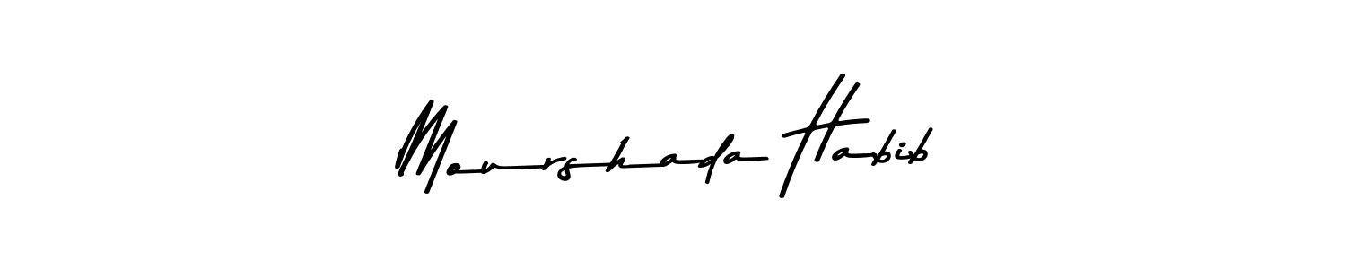 if you are searching for the best signature style for your name Mourshada Habib. so please give up your signature search. here we have designed multiple signature styles  using Asem Kandis PERSONAL USE. Mourshada Habib signature style 9 images and pictures png