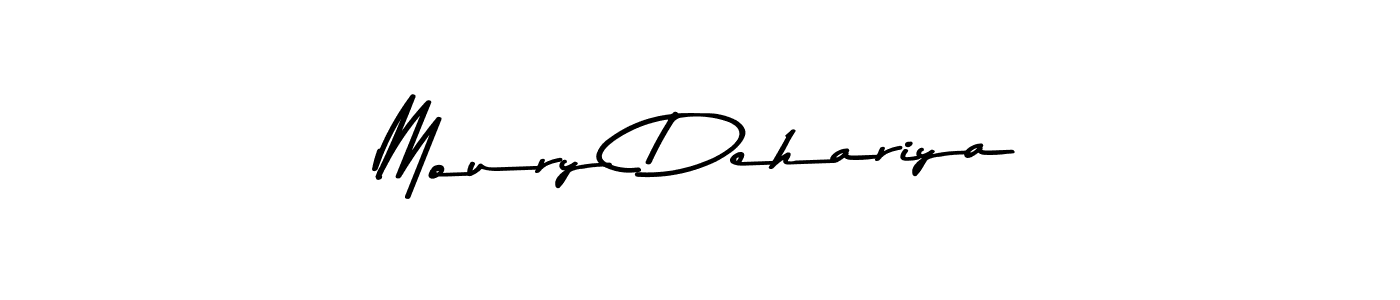 Design your own signature with our free online signature maker. With this signature software, you can create a handwritten (Asem Kandis PERSONAL USE) signature for name Moury Dehariya. Moury Dehariya signature style 9 images and pictures png