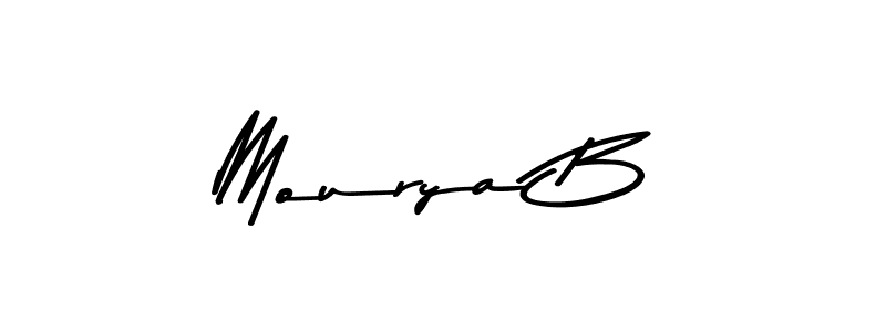 Also we have Mourya B name is the best signature style. Create professional handwritten signature collection using Asem Kandis PERSONAL USE autograph style. Mourya B signature style 9 images and pictures png