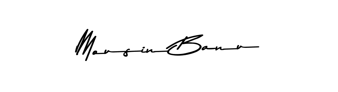 Design your own signature with our free online signature maker. With this signature software, you can create a handwritten (Asem Kandis PERSONAL USE) signature for name Mousin Banu. Mousin Banu signature style 9 images and pictures png
