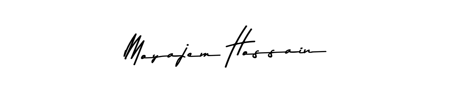 The best way (Asem Kandis PERSONAL USE) to make a short signature is to pick only two or three words in your name. The name Moyajem Hossain include a total of six letters. For converting this name. Moyajem Hossain signature style 9 images and pictures png