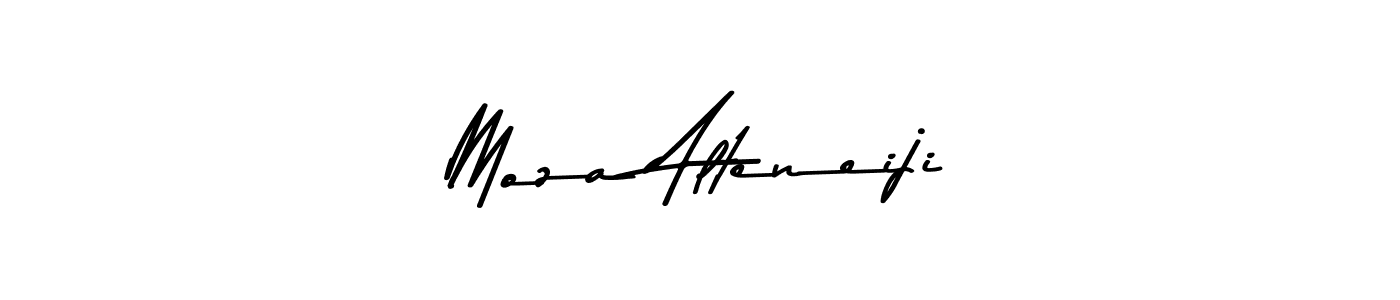 How to make Moza Alteneiji signature? Asem Kandis PERSONAL USE is a professional autograph style. Create handwritten signature for Moza Alteneiji name. Moza Alteneiji signature style 9 images and pictures png