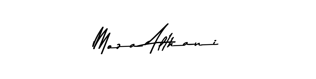 You should practise on your own different ways (Asem Kandis PERSONAL USE) to write your name (Moza Althani) in signature. don't let someone else do it for you. Moza Althani signature style 9 images and pictures png