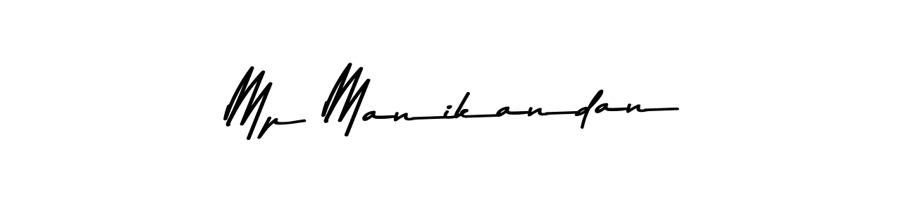 Create a beautiful signature design for name Mp Manikandan. With this signature (Asem Kandis PERSONAL USE) fonts, you can make a handwritten signature for free. Mp Manikandan signature style 9 images and pictures png