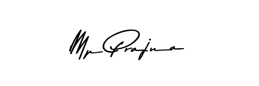 Make a beautiful signature design for name Mp Prajna. With this signature (Asem Kandis PERSONAL USE) style, you can create a handwritten signature for free. Mp Prajna signature style 9 images and pictures png