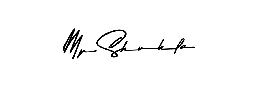 Create a beautiful signature design for name Mp Shukla. With this signature (Asem Kandis PERSONAL USE) fonts, you can make a handwritten signature for free. Mp Shukla signature style 9 images and pictures png