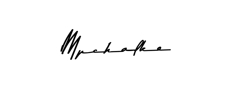 How to make Mpchalke signature? Asem Kandis PERSONAL USE is a professional autograph style. Create handwritten signature for Mpchalke name. Mpchalke signature style 9 images and pictures png