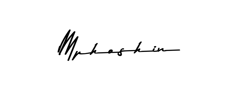 Make a beautiful signature design for name Mphoshin. With this signature (Asem Kandis PERSONAL USE) style, you can create a handwritten signature for free. Mphoshin signature style 9 images and pictures png