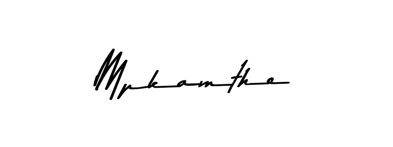 Create a beautiful signature design for name Mpkamthe. With this signature (Asem Kandis PERSONAL USE) fonts, you can make a handwritten signature for free. Mpkamthe signature style 9 images and pictures png