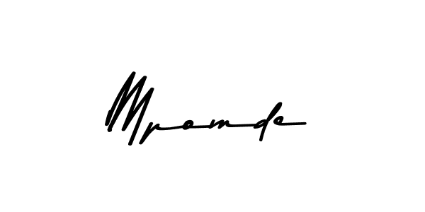 How to make Mpomde signature? Asem Kandis PERSONAL USE is a professional autograph style. Create handwritten signature for Mpomde name. Mpomde signature style 9 images and pictures png