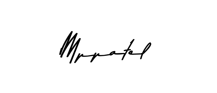 Design your own signature with our free online signature maker. With this signature software, you can create a handwritten (Asem Kandis PERSONAL USE) signature for name Mppatel. Mppatel signature style 9 images and pictures png