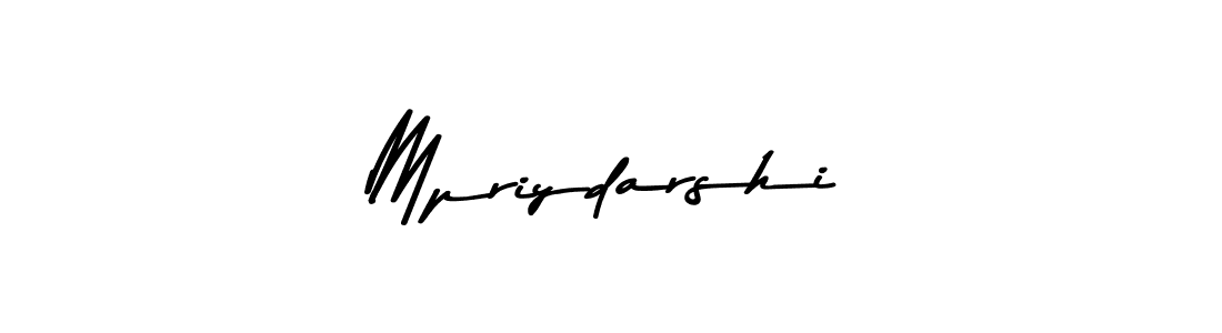 Design your own signature with our free online signature maker. With this signature software, you can create a handwritten (Asem Kandis PERSONAL USE) signature for name Mpriydarshi. Mpriydarshi signature style 9 images and pictures png