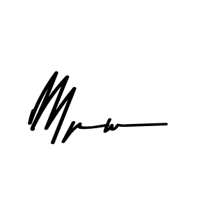 How to make Mpw signature? Asem Kandis PERSONAL USE is a professional autograph style. Create handwritten signature for Mpw name. Mpw signature style 9 images and pictures png