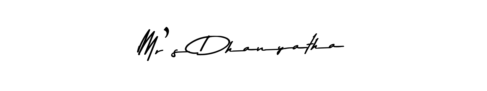 You should practise on your own different ways (Asem Kandis PERSONAL USE) to write your name (Mr’s Dhanyatha) in signature. don't let someone else do it for you. Mr’s Dhanyatha signature style 9 images and pictures png