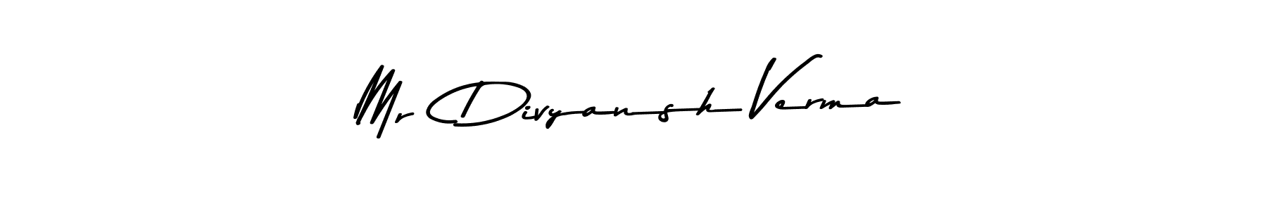 Also You can easily find your signature by using the search form. We will create Mr  Divyansh Verma name handwritten signature images for you free of cost using Asem Kandis PERSONAL USE sign style. Mr  Divyansh Verma signature style 9 images and pictures png