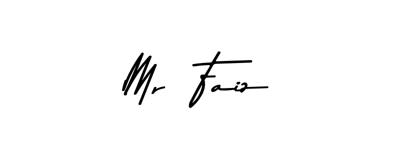 Use a signature maker to create a handwritten signature online. With this signature software, you can design (Asem Kandis PERSONAL USE) your own signature for name Mr  Faiz. Mr  Faiz signature style 9 images and pictures png