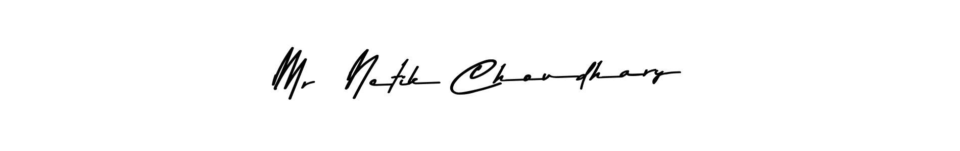 It looks lik you need a new signature style for name Mr  Netik Choudhary. Design unique handwritten (Asem Kandis PERSONAL USE) signature with our free signature maker in just a few clicks. Mr  Netik Choudhary signature style 9 images and pictures png