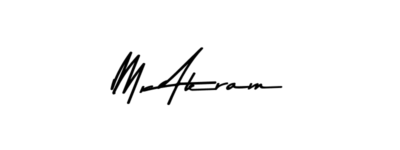 Create a beautiful signature design for name Mr Akram. With this signature (Asem Kandis PERSONAL USE) fonts, you can make a handwritten signature for free. Mr Akram signature style 9 images and pictures png