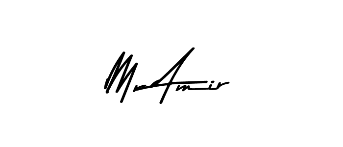 This is the best signature style for the Mr Amir name. Also you like these signature font (Asem Kandis PERSONAL USE). Mix name signature. Mr Amir signature style 9 images and pictures png