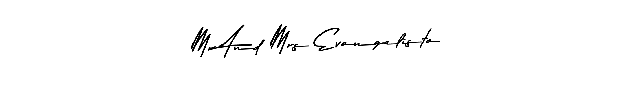 if you are searching for the best signature style for your name Mr And Mrs Evangelista. so please give up your signature search. here we have designed multiple signature styles  using Asem Kandis PERSONAL USE. Mr And Mrs Evangelista signature style 9 images and pictures png