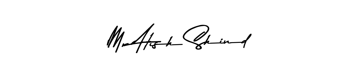 Use a signature maker to create a handwritten signature online. With this signature software, you can design (Asem Kandis PERSONAL USE) your own signature for name Mr Atish Shind. Mr Atish Shind signature style 9 images and pictures png