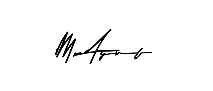Also You can easily find your signature by using the search form. We will create Mr Ayuf name handwritten signature images for you free of cost using Asem Kandis PERSONAL USE sign style. Mr Ayuf signature style 9 images and pictures png