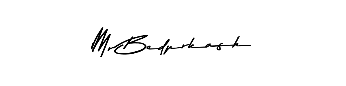 Also You can easily find your signature by using the search form. We will create Mr Bedprkash name handwritten signature images for you free of cost using Asem Kandis PERSONAL USE sign style. Mr Bedprkash signature style 9 images and pictures png