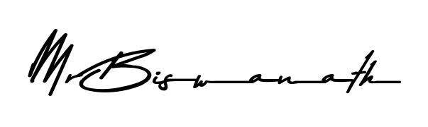 Give your name Mr Biswanath an exquisite flair with the Asem Kandis PERSONAL USE script font. Ideal for contracts, resumes, and formal letterheads. Mr Biswanath signature style 9 images and pictures png