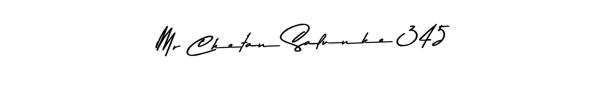 Mr Chetan Salunke 345 stylish signature style. Best Handwritten Sign (Asem Kandis PERSONAL USE) for my name. Handwritten Signature Collection Ideas for my name Mr Chetan Salunke 345. Mr Chetan Salunke 345 signature style 9 images and pictures png